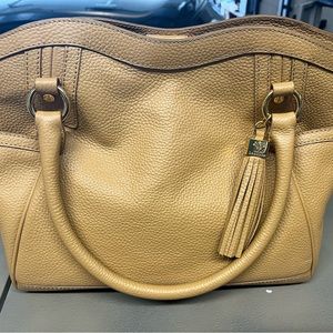 Prix De Dressage Brown Leather Purse/Handbag, new never used